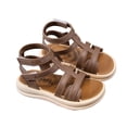 thumbnail image 1 of HGIEYS Girls Summer Sandals, Hollow Breathable Bow Decor Closed Toe Shoes, Anti- Soft Sole Hook and Loop Casual Beach Sandals for Toddler Big Kids Girls 4-4.5 Years, 1 of 5
