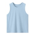 thumbnail image 1 of HGIEYS Girls Tank Tops Racerback Toddler Sleeveless Round Neck Athletic Tops Kids Summer Soft Comfortable Breathable Shirts 9-10 Years, 1 of 8