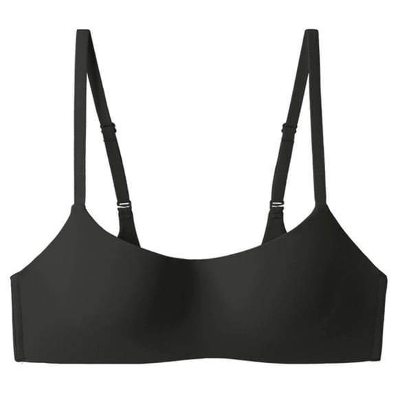 HGIEYS Jelly Wireless Bras for Women Supportive Seamless Bra Push Up Comfort Soft Bralette No Underwire Full Coverage Bra
