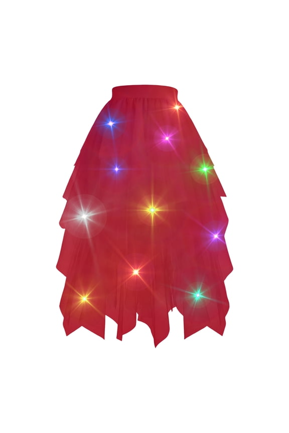 Light Up Tutu Skirt Rave Ballet Dance Skirts Led Costume Dress for Women