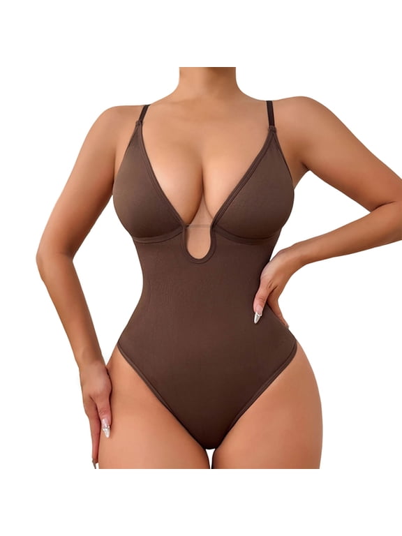 Open Bust Shapewear Tummy Control Bodysuits for Women Seamless Compression High Waisted Body Shaper