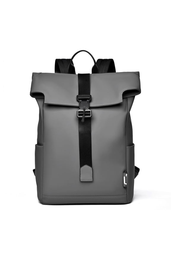 Roll Top Backpack, Waterproof Travel Backpack for Men Women, Expandable Casual Daypack for 15.6 Inch Laptop, Large Capacity Adjustable