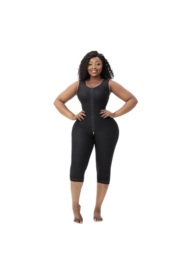 Shapewear Bodysuits for Women Post Compression Bodysuit Full for Control Waist Trainer Lifting Zipper Gusset Design