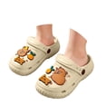 thumbnail image 1 of HGIEYS Slippers for Kids,Boys Girls Capybara Slides, Summer Clogs Garden Shoes,Toddler Animal Cartoon Sandals Slides 9.5-10 Years, 1 of 6