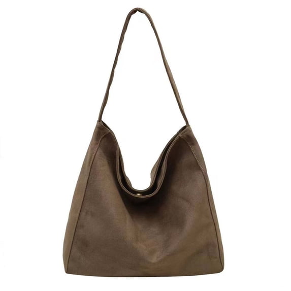 HGIEYS Suede Hobo Bag for Women Large Tote Shoulder Bags Carryall Travel Work Handbag Purse Fall Winter