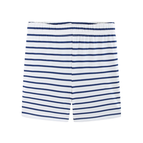 HGIEYS Toddler Girls Striped Cotton 5‑Point Shorts, Kids Casual Half Pants, Soft Breathable Layering Shorts for Little Girls