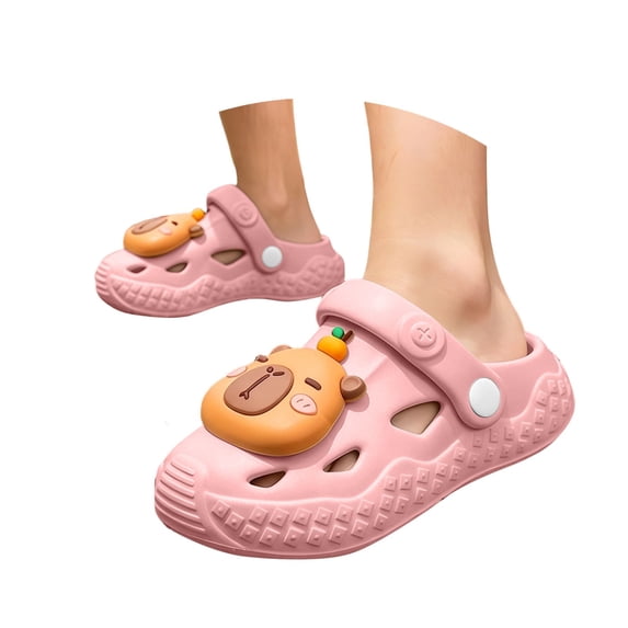 HGIEYS Toddler Little Kids Clogs Slippers Sandals, Non- Girls Boys Clogs Slide Lightweight Garden Shoes 4.5-5 Years