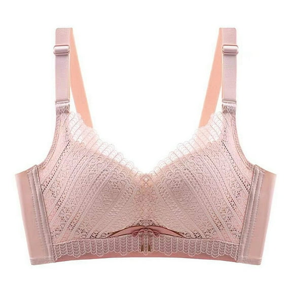 HGIEYS Wireless Lace Bra for Women Lift Support Comfort Push Up Design Enhances Small Bust Soft Seamless