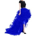 thumbnail image 1 of HGIEYS Women's Long High Low Ruffles Party Tulle Skirt, 1 of 4