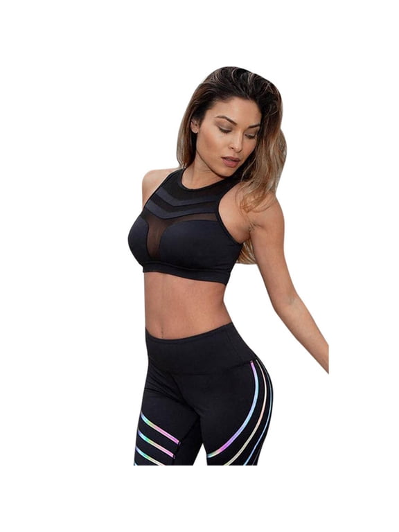 Women's Sports Bra Bikini Top for Large Bust Mesh Swim Bras Adjustable Bathing Suit Top High Impact Swimsuit Tops