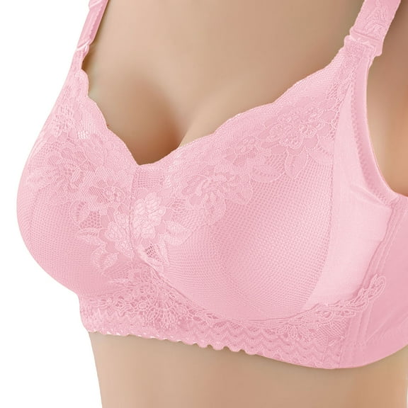 HGIEYS Women's Supportive Lace Push Up Bra Comfortable Underwire Free Design for Enhanced Shape