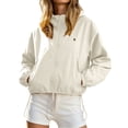 thumbnail image 1 of HGIEYS Womens Cropped Hooded Windbreaker, Zip Up Casual Lightweight Outdoor Jacket, 1 of 4