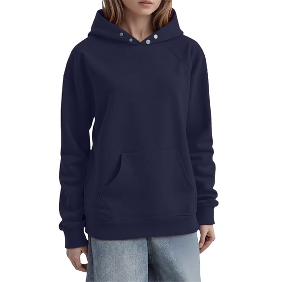 HGIEYS Womens Oversized Hoodies Cozy Sweatshirt with Pocket Long Sleeve Outfits Tops Fall Fashion
