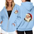 thumbnail image 1 of HGIEYS Womens Zip Up Hoodies 2026 Casual Long Sleeve Zipper Sweatshirts Fall Winter Comfy Track Jackets with Pockets, 1 of 8