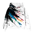 HGIEYS Youth Boys Trendy 3D Paint Splatter Hooded Sweatshirt, Color ...