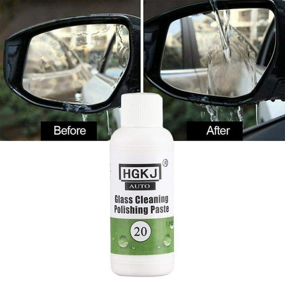 HGKJ-20 Glass Cleaner & Polishing Paste – Oil Film Remover and Degreaser for Car Windows and Windshields, Restores Clarity, Ideal Glass Care Treatment