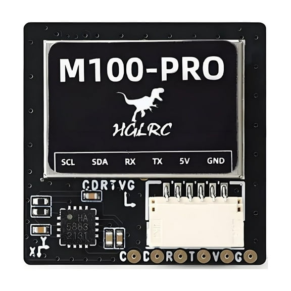 HGLRC M100-PRO GPS Module  UBLOX M10 with QMC5883L Compass for FPV Racing Drones & Fixed-Wing Aircraft