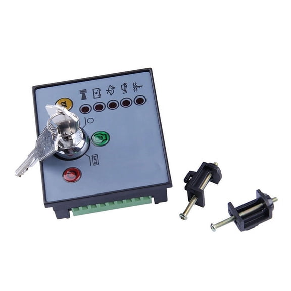 HGM170 Automatic Engine Control Module Power Genset Parts AC Generator Controller Electronic Circuit Board Auto ,1x Generator Controller,Black