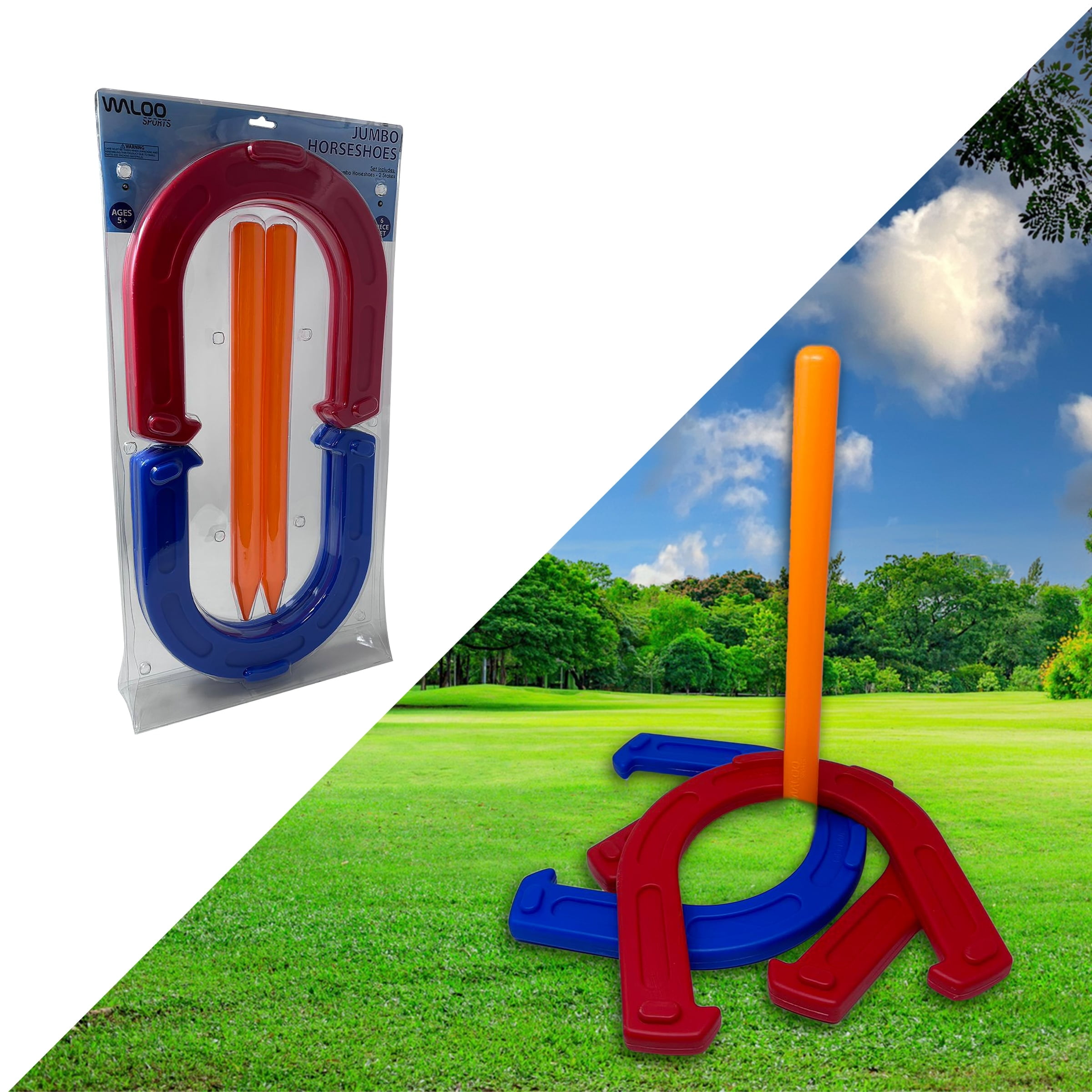 HGP Group Waloo Sports Jumbo Horseshoes Set