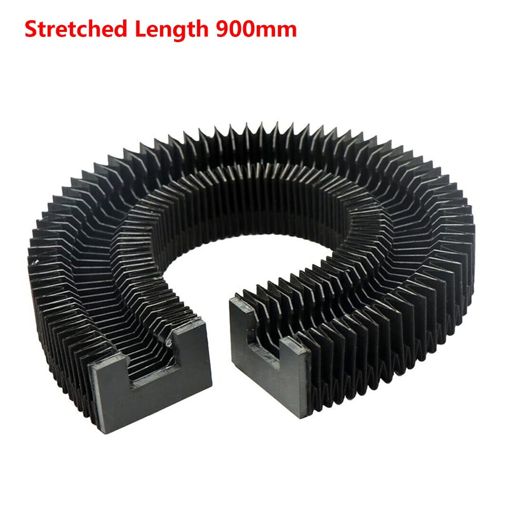 HGR20 Bellows Linear Guide Rail CNC Dust Cover Cloth Stretched Length