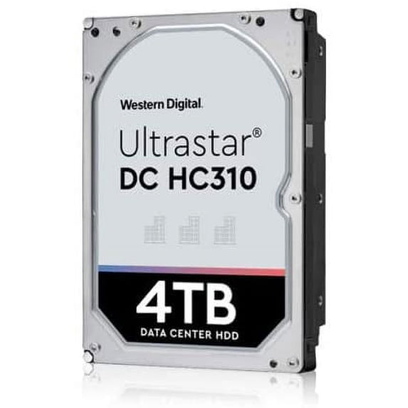 HGST/WDC HUS726T4TAL5204 3.5" 4TB SAS 12Gb/s 7.2K RPM 256M 0B36048 512e SE Hard Drive