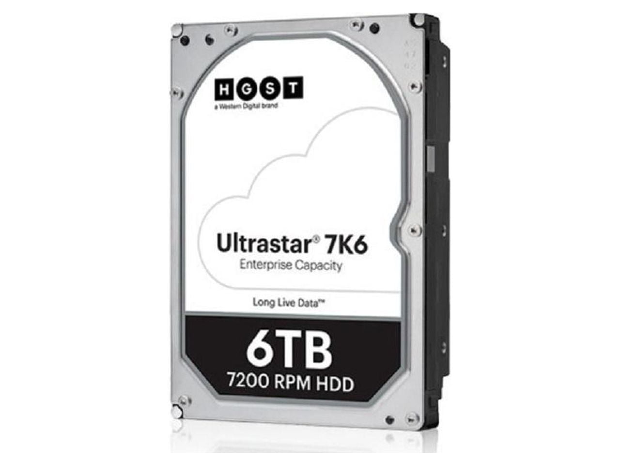 HGST/WDC HUS726T6TAL5204 (0B36047) - 6TB 3.5" 7200RPM SAS3 12Gb/s 256M 512e SE Internal Hard Drive HDD
