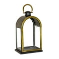 thumbnail image 1 of 22 in. HGTV Home Collection Dome Lantern, Christmas Themed Home Decor, Large, Black & Gold, 1 of 4