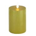 thumbnail image 1 of HGTV Home Collection Georgetown Real Motion Flameless Candle With Remote, Gold with Warm White LED Lights, Battery Powered, 7 in, 1 of 5