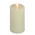thumbnail image 1 of HGTV Home Collection Georgetown Real Motion Flameless Candle With Remote, Ivory with Warm White LED Lights, Battery Powered, 11 in, 1 of 5