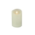 thumbnail image 1 of HGTV Home Collection Heritage Real Motion Real Motion Flameless Candle With Remote, Ivory with Warm White LED Lights, Battery Powered, 6 in, 1 of 5