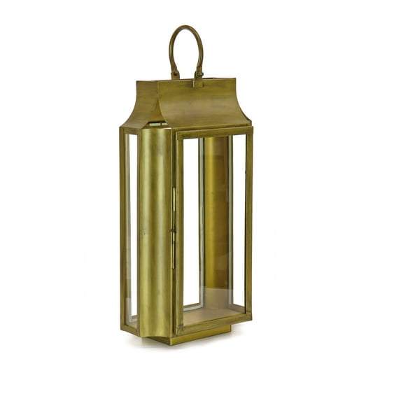 22 in. Slim Lantern, Christmas Themed Home Decor, Medium, Gold