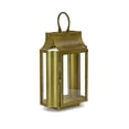 thumbnail image 1 of 18 in. Slim Lantern, Christmas Themed Home Decor, Small, Gold, 1 of 5
