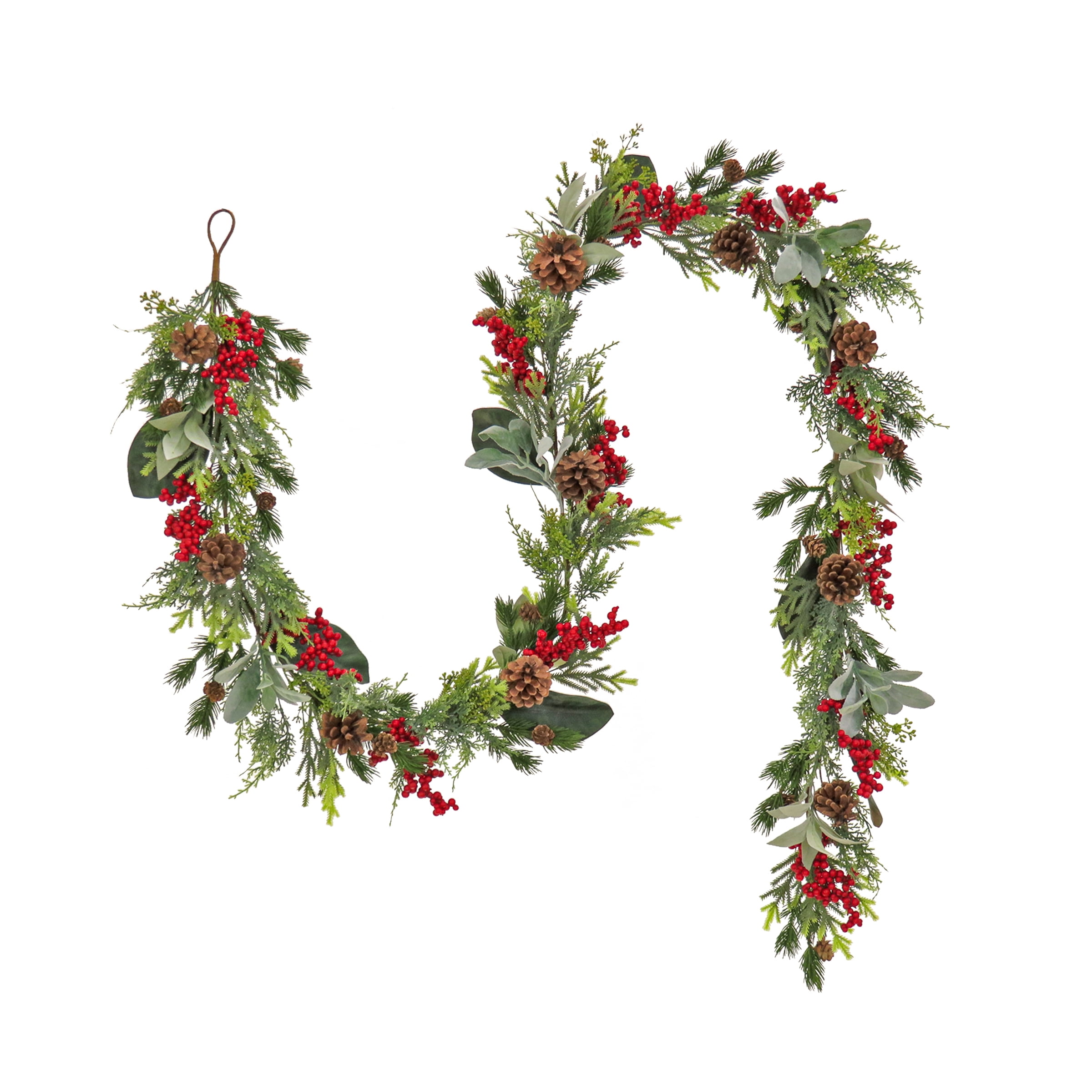 Evergreen Pinecone Elegance 9 ft. Winter Garland