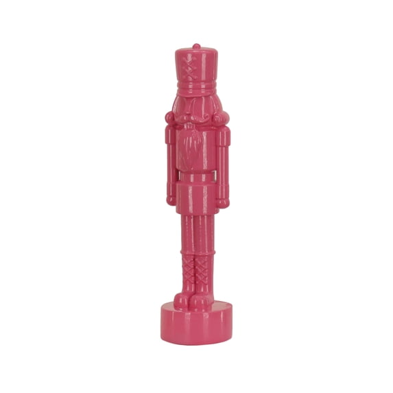 HGTV Home Collection by National Tree Company Christmas Decoration, Pink, Nutcracker, 12 Inch