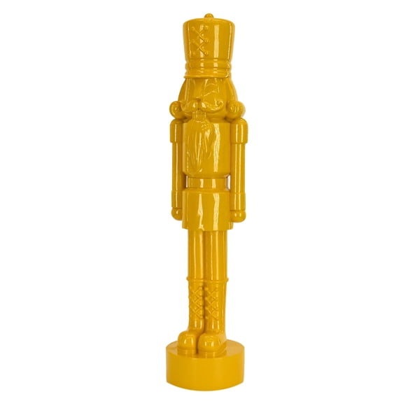 HGTV Home Collection by National Tree Company Christmas Decoration, Yellow, Nutcracker, 18 Inch