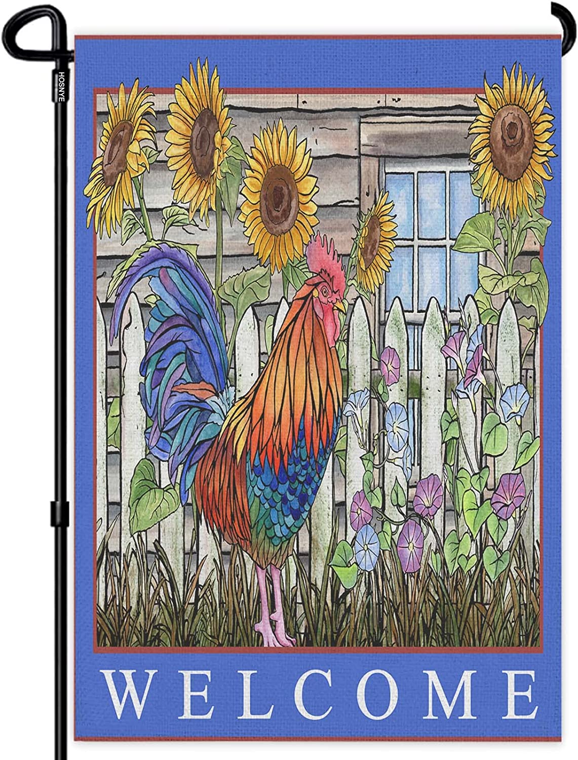 HGUAN Bless the Lord Burlap Garden Flag Double Sided O My Soul Psalm