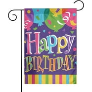 Happy Birthday Yard Sign, 15 pcs, Stakes Included, Outdoor Party Lawn ...