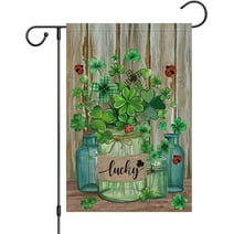 saint patricks day garden flags