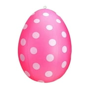 HGWXX7 Giant Easter Egg Inflatable Easter Ornament Outdoor Garden Pendant Ornament 16 Inch