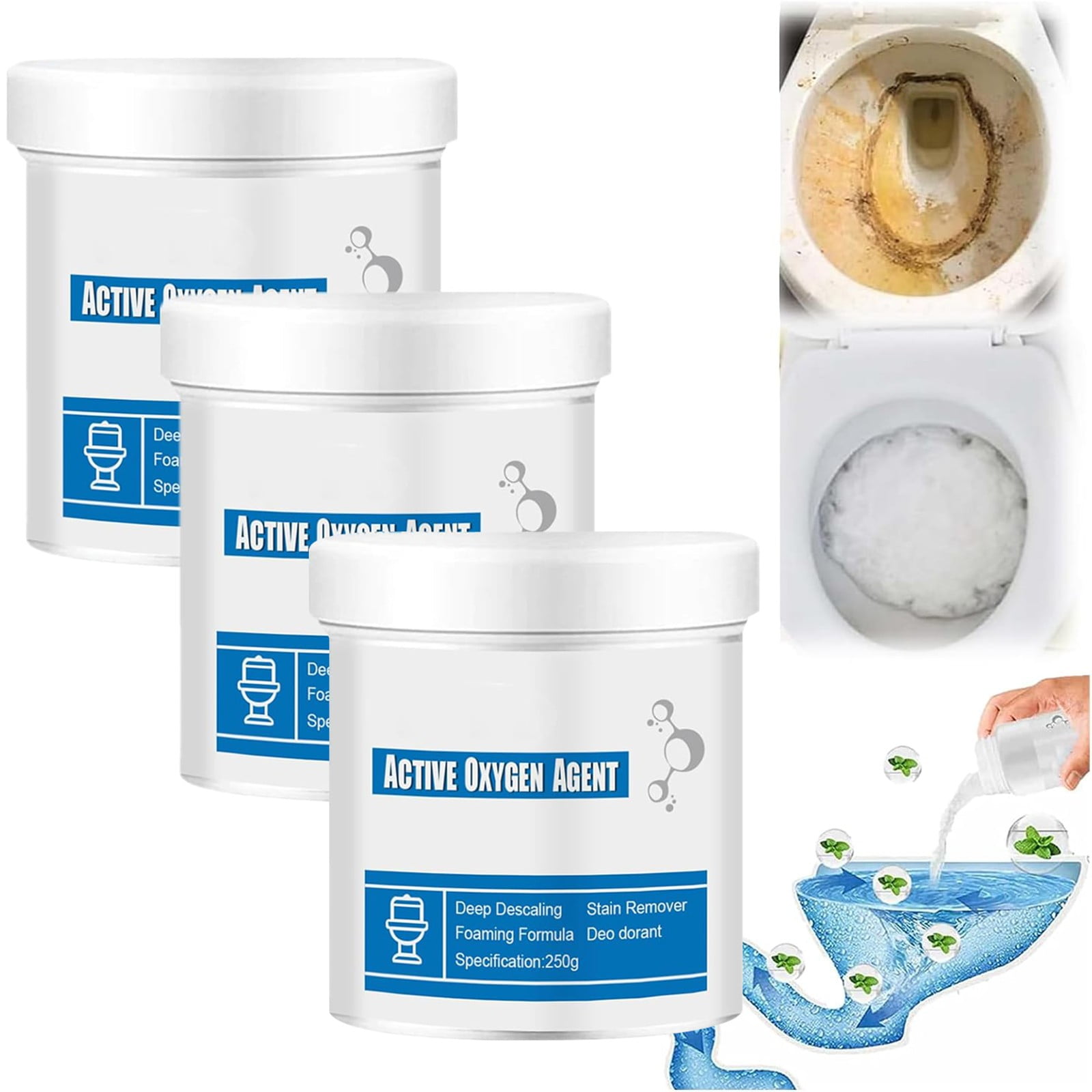 HGWXX7 Splash Foam Toilet Cleaner 2023 Upgrade Splash Toilet Cleaner