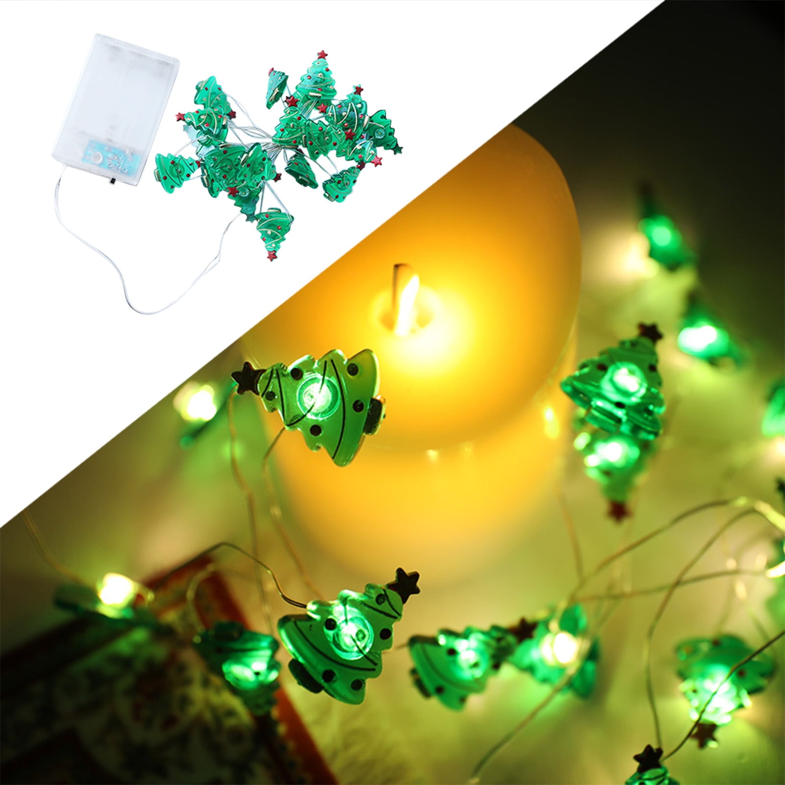 HGWXX7 permanent christmas lights outdoor Christmas Lights, 20 Led