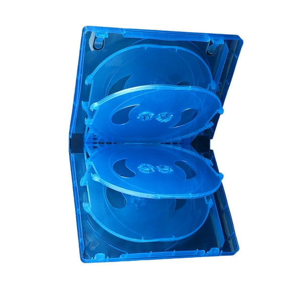 HGYCPP 10 DVD Jewelry Case with Assembled Clear Tray Standard Empty Clear Replacement DVD Case Portables DVD Package Case