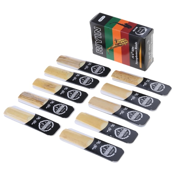 HGYCPP 10 Pcs Alto Saxophone Reeds Suitable for , and Alto Saxophones Strength 1.5; 2.0; 2.5; 3.0; 3.5; 4.0