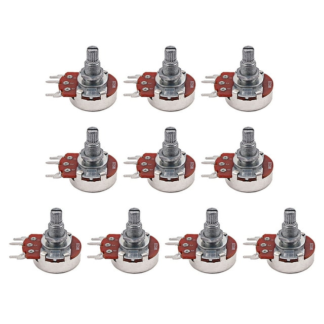 HGYCPP 10 Pcs B250K Linear Taper Potentiometer Metric Sized Control