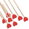 thumbnail image 1 of HGYCPP 100Pcs Disposable Wooden Heart Stir Bar Long Handle Coffee Mixing Stirring Stick, 1 of 18