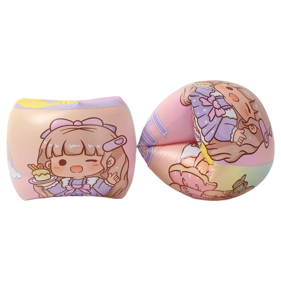 HGYCPP 1Pair Swimming Circle Tube Armlets Inflatable Swim Arm Band Floater Sleeves Water Wing Learning Swim Training Aids