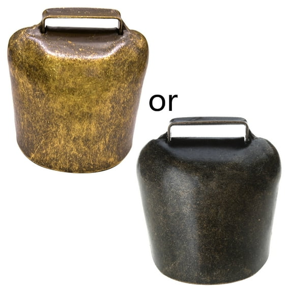 HGYCPP 1Pc Bell Cow Horse Sheep Grazing Large Metal Bell Loud Crisp Spread Farther Loud
