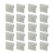 HGYCPP 20Pcs Practical Coin Holder Organizer Coin Storage Case with Adjustable Gasket