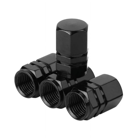 HGYCPP 4 Pcs Car Tire Valves Stem Caps Bolt-in Alloy Leakproof Dustproof Auto Wheel Valves Cover Tyre Stem Air Caps