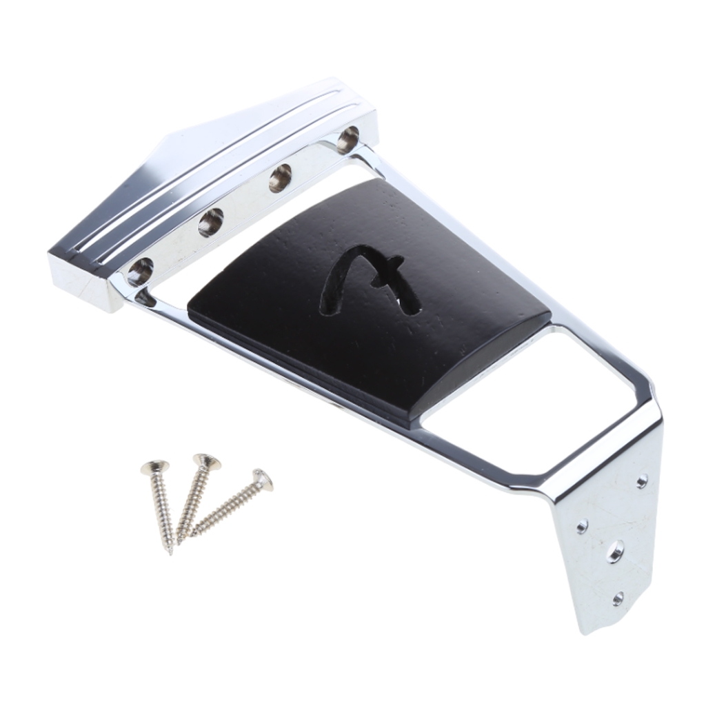 HGYCPP 4 String Electric Guitar Tailpiece Rosewood Inlay Guitar Trapeze